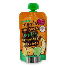 Mango, Apple, Banana & Peach Pouch