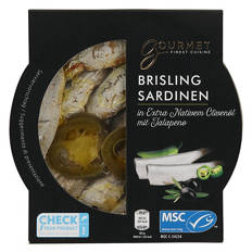 Brisling Sardinen, Olivenöl