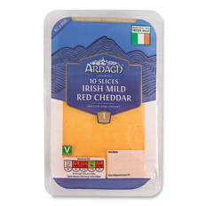 Irish Mild Red Cheddar Slices 10 Pack