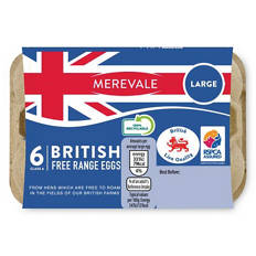British Large Free Range Eggs 6 Pack