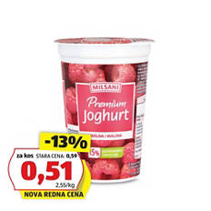 Premium sadni jogurt, malina