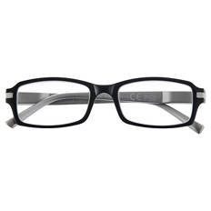 Lesehilfe, Two Tone, Schwarz/Silber, 1.0