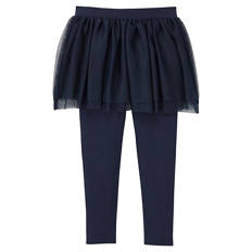 Kleinkinder Leggings mit Tüllrock, Marine, 92