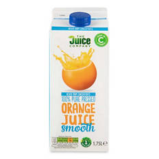 100% Pure Pressed Smooth Orange Juice