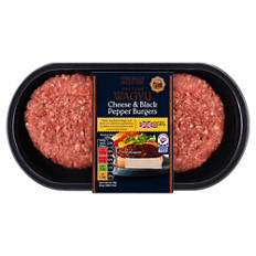 Cheese & Black Pepper Wagyu Burgers