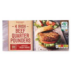 Irish Beef Quarter Pounders 4 Pack