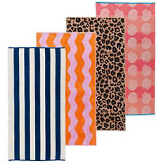 Drap de plage en velours