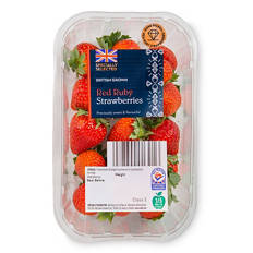 British Grown Red Ruby Strawberries