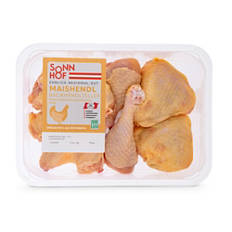 Maishendl-Backhendlteller per kg