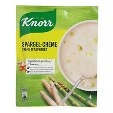 Soupes en sachet, crème d’asperges