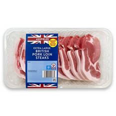 Extra Large British Pork Loin Steaks