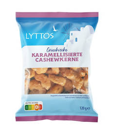 Karamellisierte Nüsse 120 g, Cashews