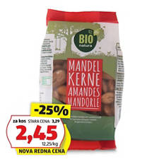 Bio oreščki, mandlji