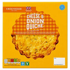 Cheese & Onion Quiche