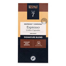 Signature Blend Dark Roast Espresso Coffee Capsules 10 Pack