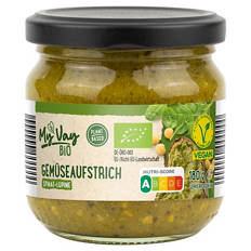 Bio-Gemüseaufstrich 180 g, Spinat-Lupine