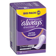 Discreet Big Pack Einlage, Ultra Night