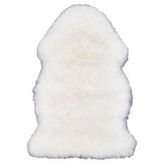 Lammfellteppich, Weiß