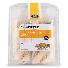 High Protein Chicken Fajita Wrap