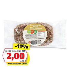 Proteinski kruh s chia semeni