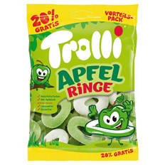Fruchtgummi 180 g, Apfelringe