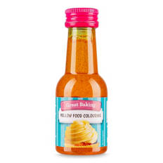 Yellow Great Baking Food Colouring