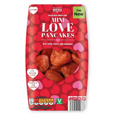 Pink Mini Heart Pancakes