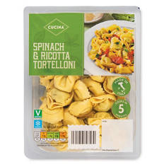 Spinach & Ricotta Filled Pasta