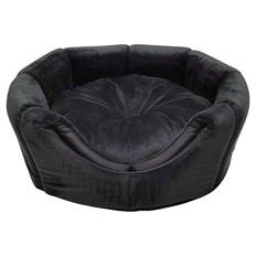 2-in-1 kleines Haustierbett, Grau