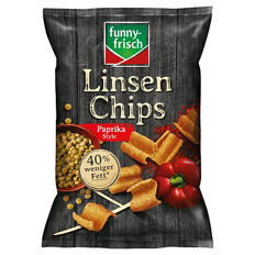 Linsen Chips 90 g, Paprika