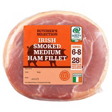 Irish Beechwood Smoked Medium Ham Fillet