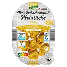 Mini-Hähnchenbrust-Filetstücke 150 g, Curry