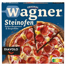 Steinofenpizza 350 g, Diavolo