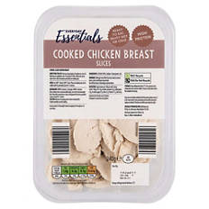Cooked Chicken Breast Slices