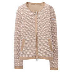 Damen Strickjacke, Hellbraun, S 36/38