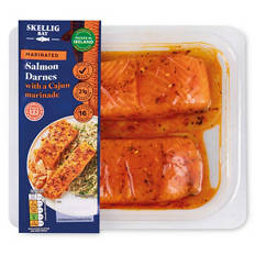 Cajun Marinated Salmon Darnes