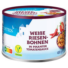 Weiße Riesenbohnen / Kichererbsen 400 g, Pikant