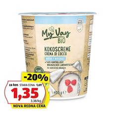 Bio jogurtova alternativa, kokos