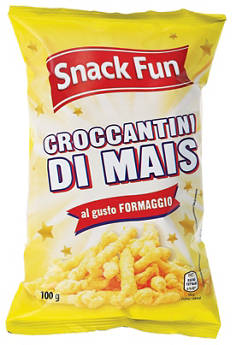 Croccantini di mais al formaggio