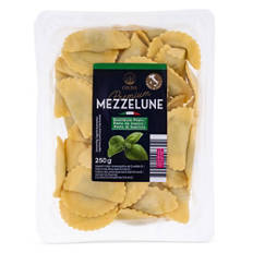 Mezzelune tészta, bazsalikomos-pesztós, 250 g