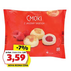 Sladki cmoki, jagoda