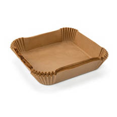 Backpapier für Heißluftfritteuse, 18,9cm/eckig