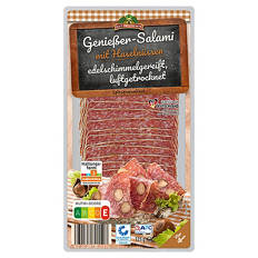 Genießer-Salami 125 g, Haselnuss