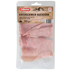 Hinterschinken, hauchdünn, Gourmet