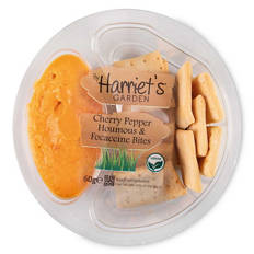 Cherry Pepper Houmous & Focaccini Bites