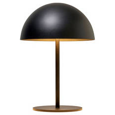 CASALUX, Akku Tischleuchte Pilz, Schwarz