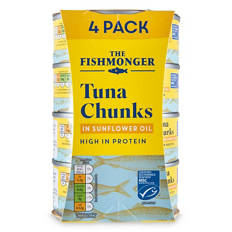Tuna Chunks in Sunflower Oil 4 Pack