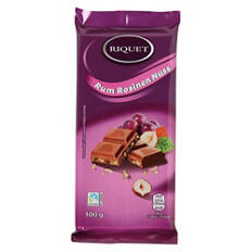 Chocolat rhum-raisin-noisettes