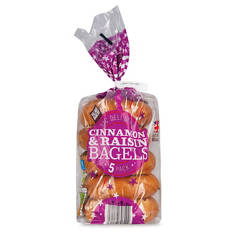 Cinnamon & Raisin Bagels 5 Pack