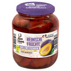 Heimische Früchte, deutsche Hauszwetschgen